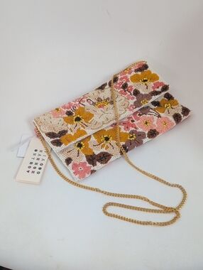Tiana New York Beaded Crossbody Bag Brand New With Tags Autumn Palette